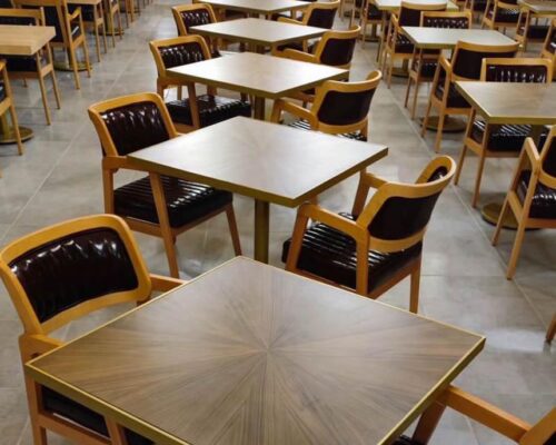 Kafe ve restoran masa sandalye grupları